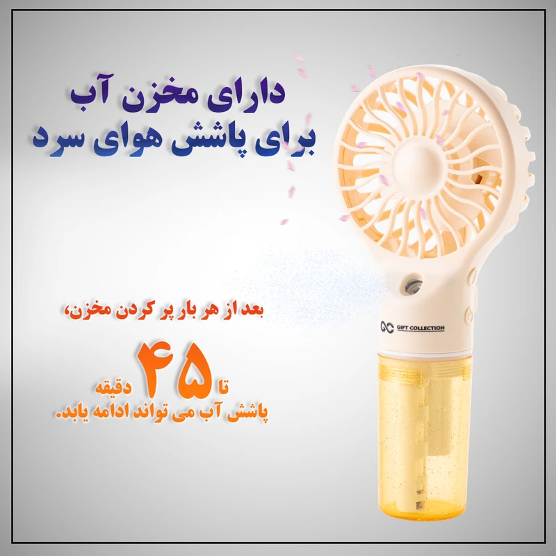 پنکه شارژی گیفت کالکشن مدل MFS ظرفیت 400 میلی آمپر 6 پنکه شارژی گیفت کالکشن مدل MFS ظرفیت 400 میلی آمپر