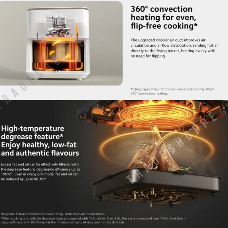 سرخ کن بدون روغن شیائومی مدل MAF10 model 6.5 liter 4 سرخ کن بدون روغن شیائومی مدل MAF10 model 6.5 liter