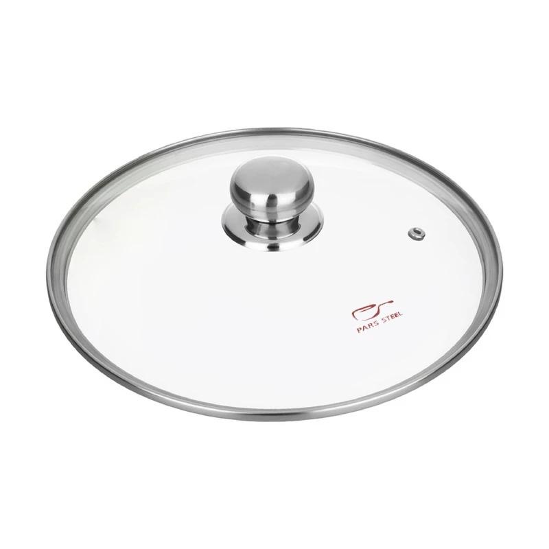 قابلمه استیل پارس استیل 240 دسته فلزی به همراه درب پیرکس 4 قابلمه استیل پارس استیل 240 دسته فلزی به همراه درب پیرکس