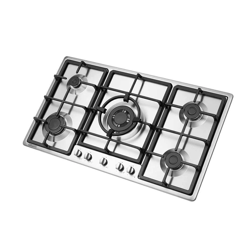 اجاق گاز صفحهای 5 شعله استیل البرز کد S5952 4 اجاق گاز صفحهای 5 شعله استیل البرز کد S5952