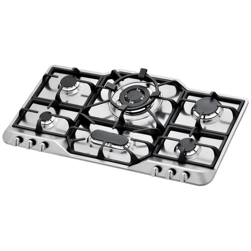 اجاق گاز صفحهای شش شعله استیل البرز مدل S-6901 4 اجاق گاز صفحهای شش شعله استیل البرز مدل S-6901