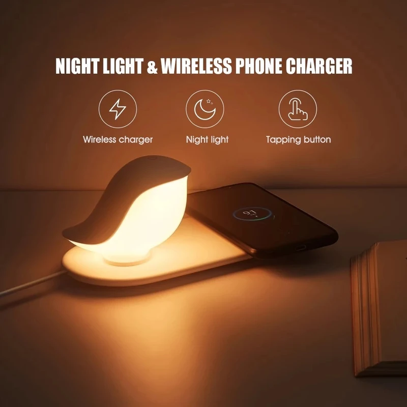 چراغ خواب و شارژر بی سیم یوپین مدل Huizuo Zhiyin 4 چراغ خواب و شارژر بی سیم یوپین مدل Huizuo Zhiyin