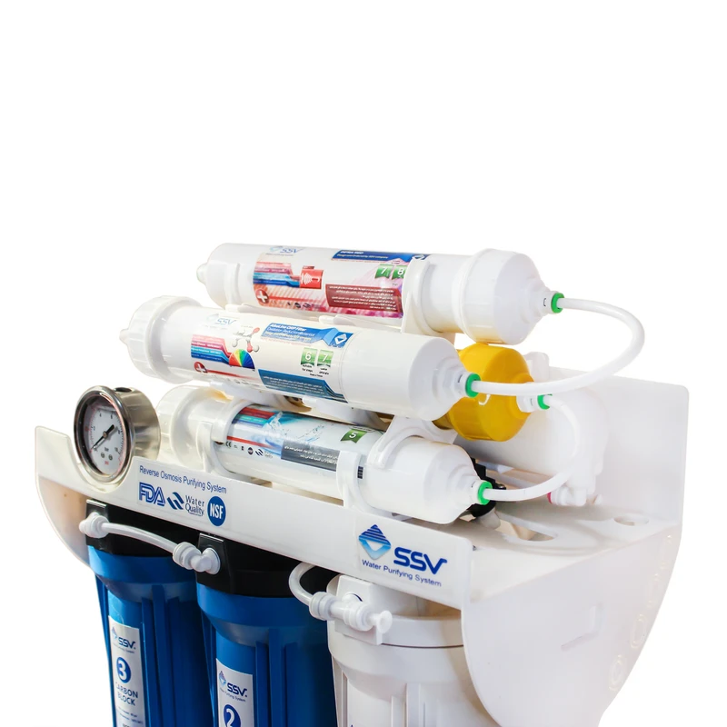 دستگاه تصفیه آب اس اس وی مدل BlueStar 2w X800 به همراه شیر 2 کاره و فیلتر بسته 3 عددی 8 دستگاه تصفیه آب اس اس وی مدل BlueStar 2w X800 به همراه شیر 2 کاره و فیلتر بسته 3 عددی