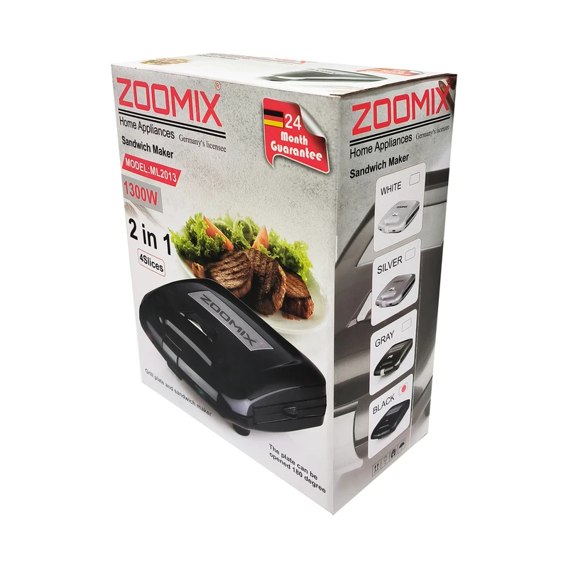 ساندویچ ساز زومیکس مدل ML2013 4 ساندویچ ساز زومیکس مدل ML2013
