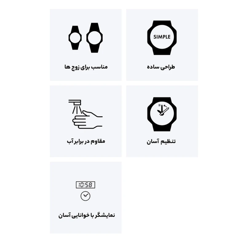 ساعت عقربه ای کاسیو زنانه مدل LTP-VT01L-7B2UDF 5 ساعت عقربه ای کاسیو زنانه مدل LTP-VT01L-7B2UDF