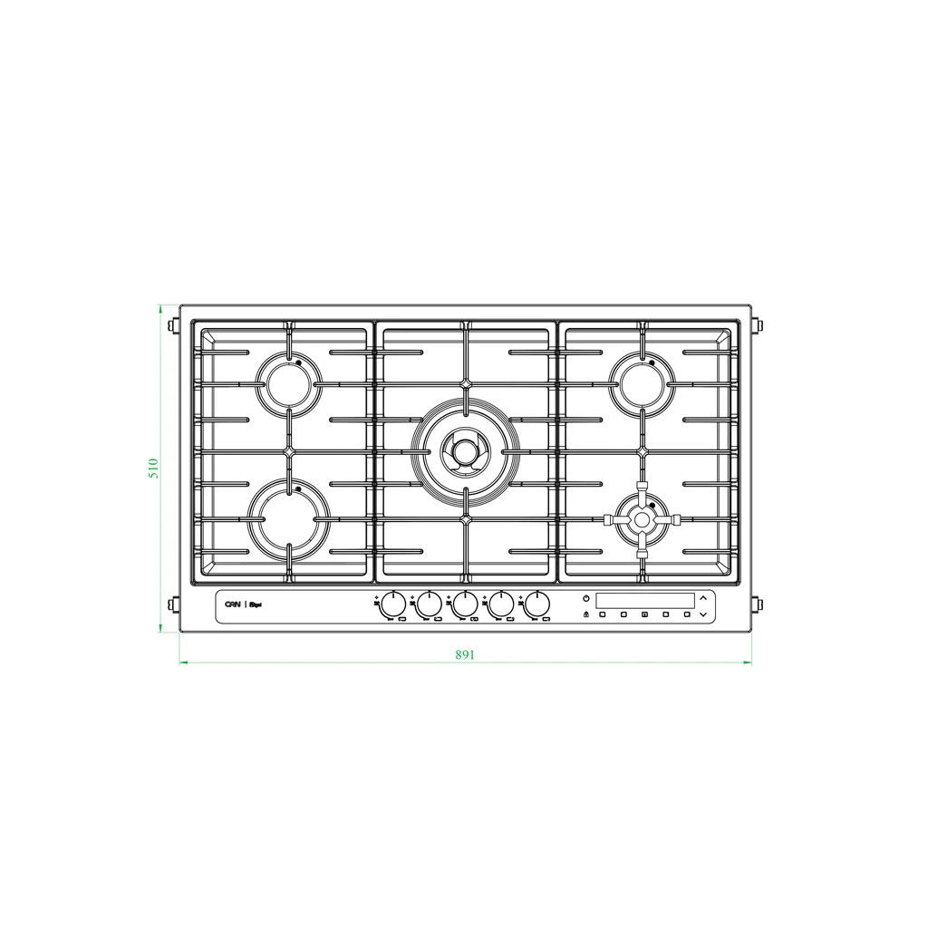 اجاق گاز صفحه ای کن مدل رایجل مولتی استپ 4 اجاق گاز صفحه ای کن مدل رایجل مولتی استپ