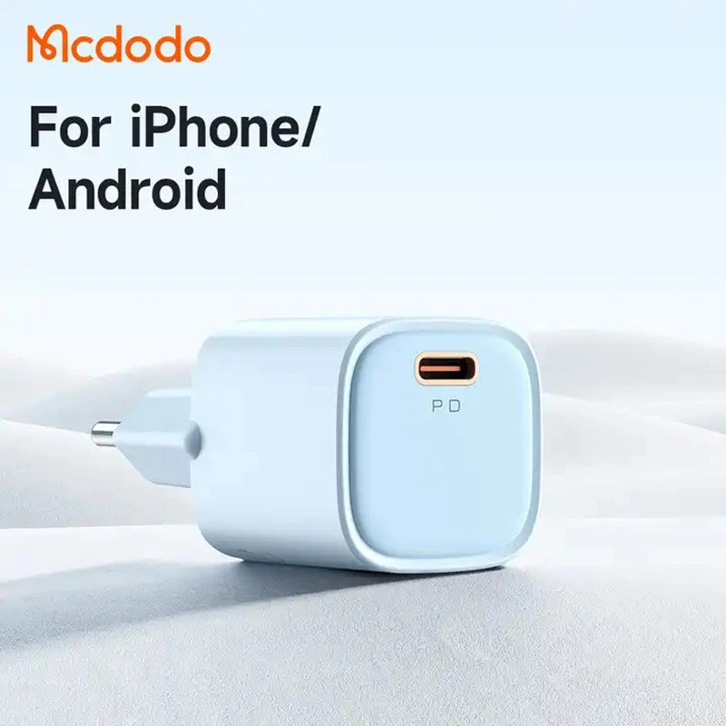 شارژر دیواری مک دودو 20 وات مدل CH-404 به همراه کابل لایتنینگ به تایپ سی 7 شارژر دیواری مک دودو 20 وات مدل CH-404 به همراه کابل لایتنینگ به تایپ سی