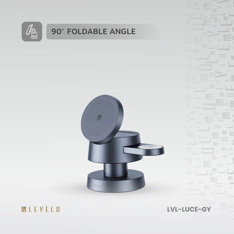 شارژر بی سیم لولو مدل Luce 4 In 1 توان 15 وات 5 شارژر بی سیم لولو مدل Luce 4 In 1 توان 15 وات