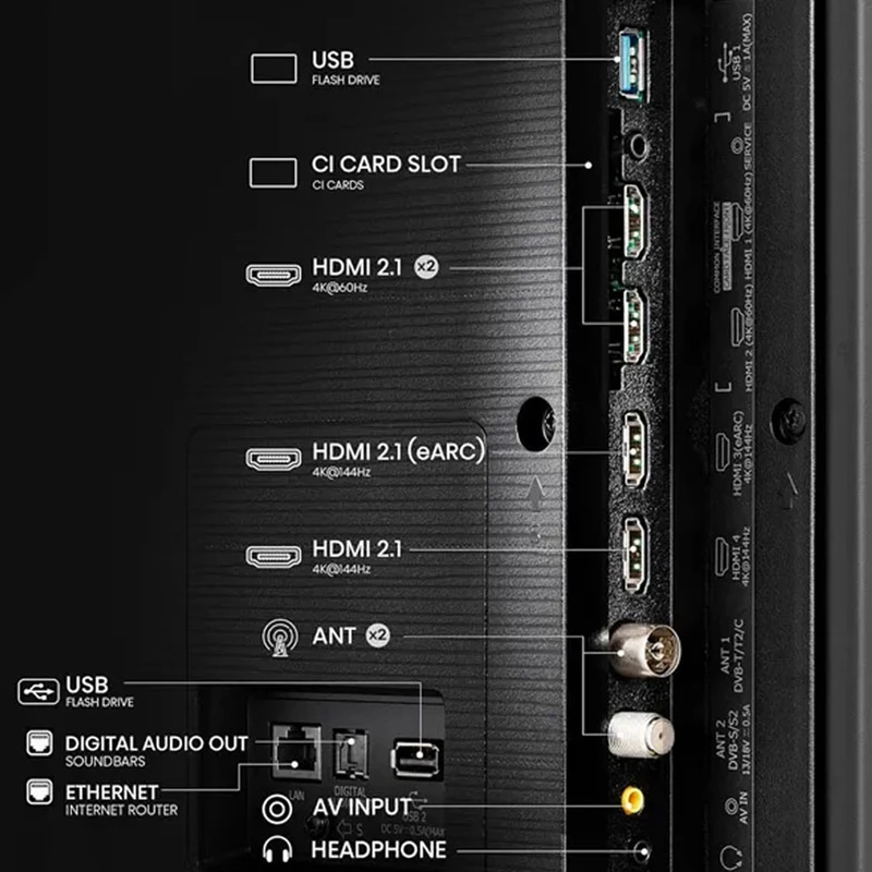 تلویزیون هایسنس مدل 100Q7N سایز 100 اینچ 7 تلویزیون هایسنس مدل 100Q7N سایز 100 اینچ