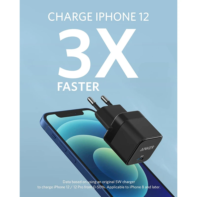 شارژر دیواری انکر مدل PowerPort III A2149 توان 20 وات 7 شارژر دیواری انکر مدل PowerPort III A2149 توان 20 وات