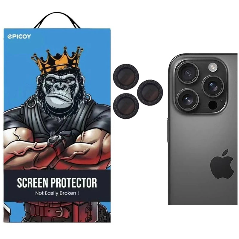 محافظ لنز دوربین گوشی اپل iPhone 16 Pro Max اپیکوی مدل Chelipa Acrylic 3 محافظ لنز دوربین گوشی اپل iPhone 16 Pro Max اپیکوی مدل Chelipa Acrylic