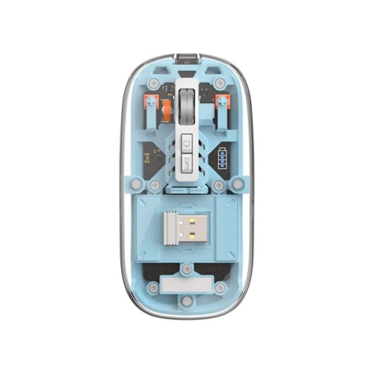 ماوس بی سیم مدل Transparent Mouse 3 ماوس بی سیم مدل Transparent Mouse