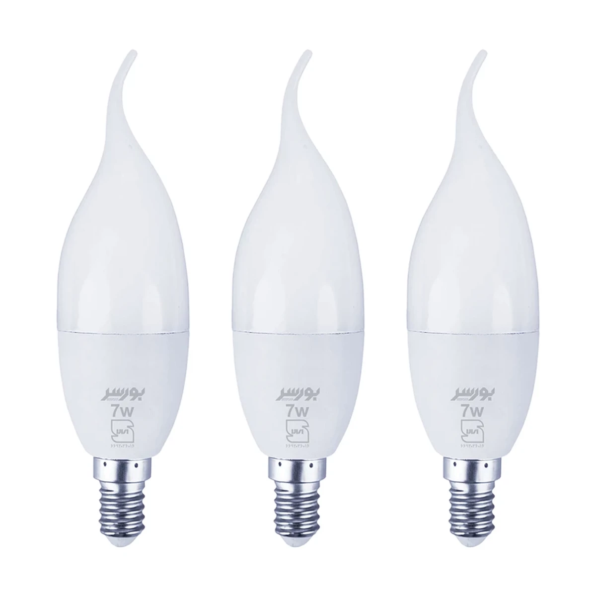 لامپ LED اشکی 7 وات بورسر مدل CL37 پایه E14 پک 3 عدد 3 لامپ LED اشکی 7 وات بورسر مدل CL37 پایه E14 پک 3 عدد