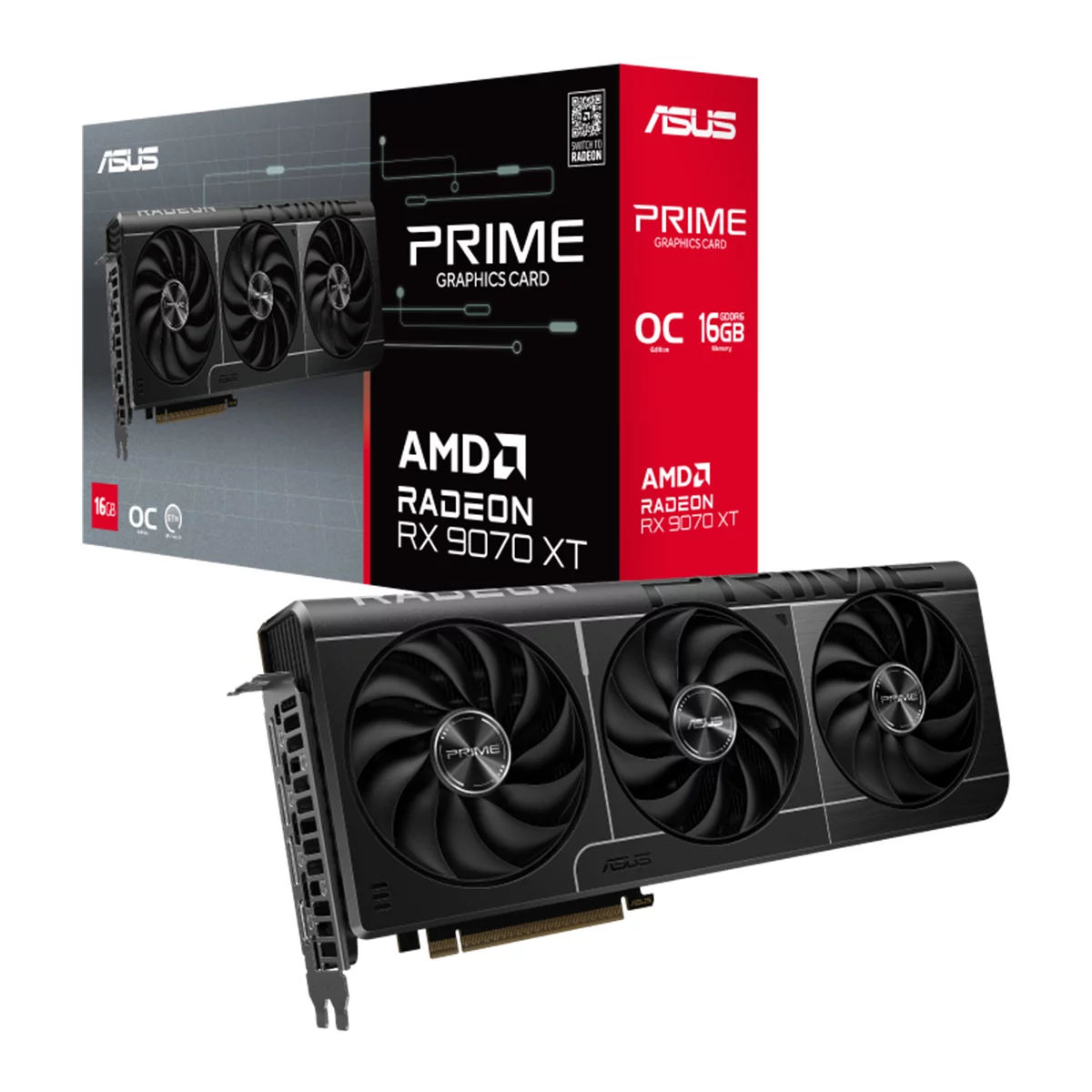 کارت گرافیک ایسوس مدل Prime Radeon RX 9070 XT OC Edition 16GB GDDR6 3 کارت گرافیک ایسوس مدل Prime Radeon RX 9070 XT OC Edition 16GB GDDR6