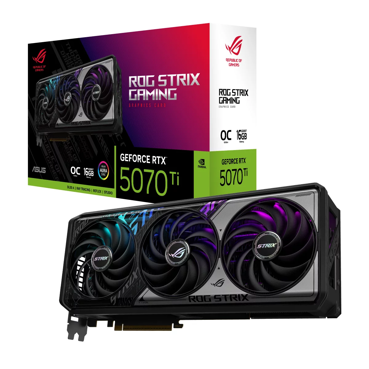 کارت گرافیک ایسوس مدل ROG Strix GeForce RTX 5070 Ti 16GB OC Edition 3 کارت گرافیک ایسوس مدل ROG Strix GeForce RTX 5070 Ti 16GB OC Edition