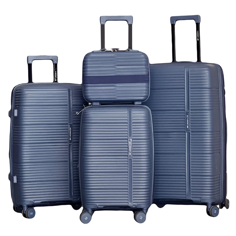 چمدان مسافرتی مدل HZD192 POLYPROPYLENE مجموعه چهار عددی 3 چمدان مسافرتی مدل HZD192 POLYPROPYLENE مجموعه چهار عددی