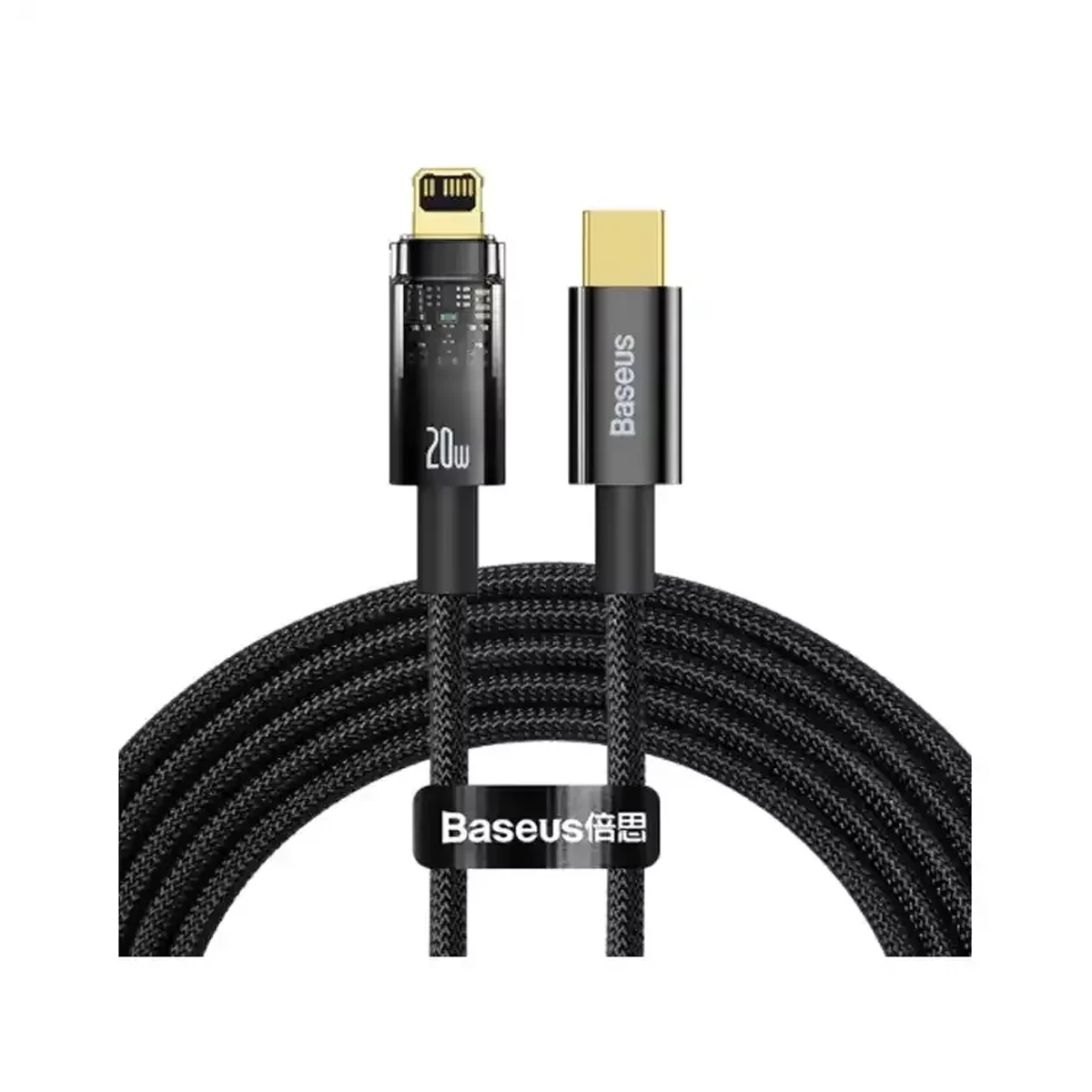 کابل لایتنینگ به تایپ سی باسئوس مدل Explorer Series Auto Power-Off طول 1 متر 3 کابل لایتنینگ به تایپ سی باسئوس مدل Explorer Series Auto Power-Off طول 1 متر