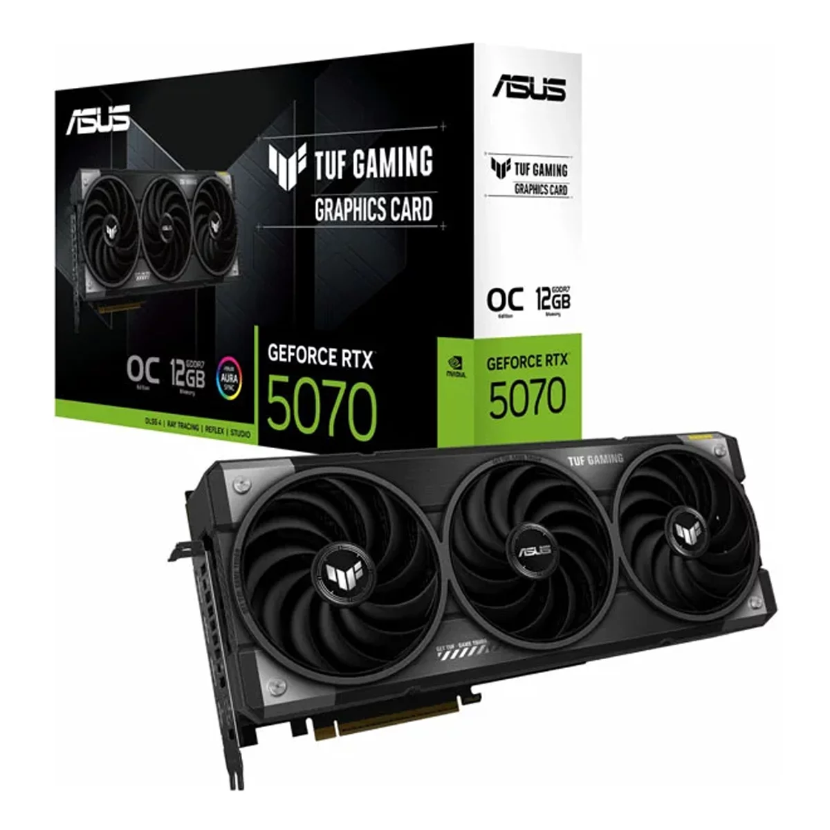 کارت گرافیک ایسوس مدل TUF Gaming GeForce RTX 5070 12GB GDDR7 OC Edition 3 کارت گرافیک ایسوس مدل TUF Gaming GeForce RTX 5070 12GB GDDR7 OC Edition
