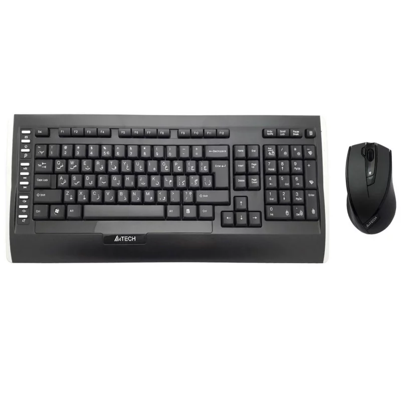 کیبورد و ماوس بی سیم ای فورتک مدل 9300F 3 کیبورد و ماوس بی سیم ای فورتک مدل 9300F