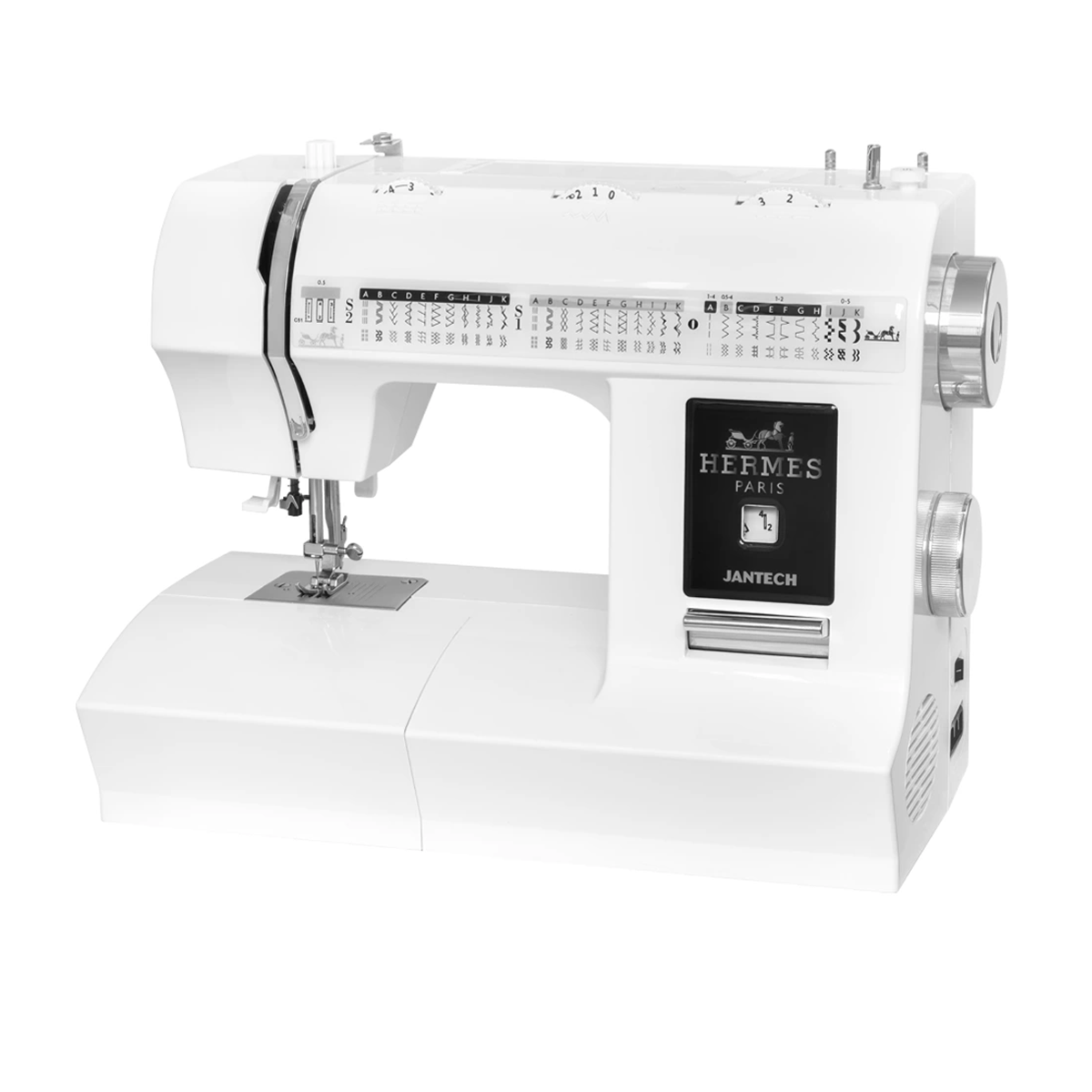 چرخ خیاطی جانتک مدل HERMES SILVER 3 چرخ خیاطی جانتک مدل HERMES SILVER