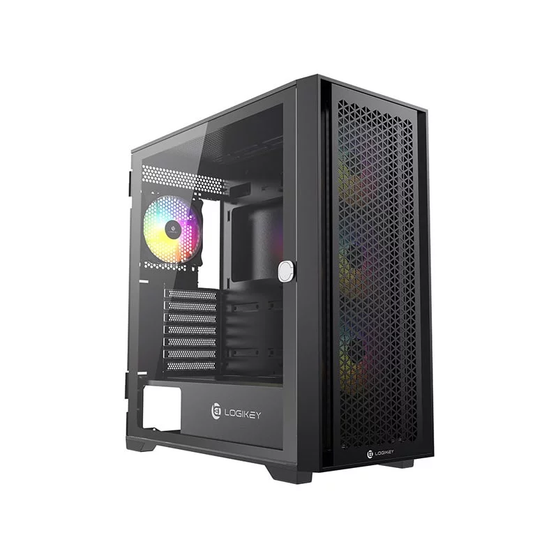 کیس کامپیوتر لاجی کی مدل LK-C484B 3 کیس کامپیوتر لاجی کی مدل LK-C484B