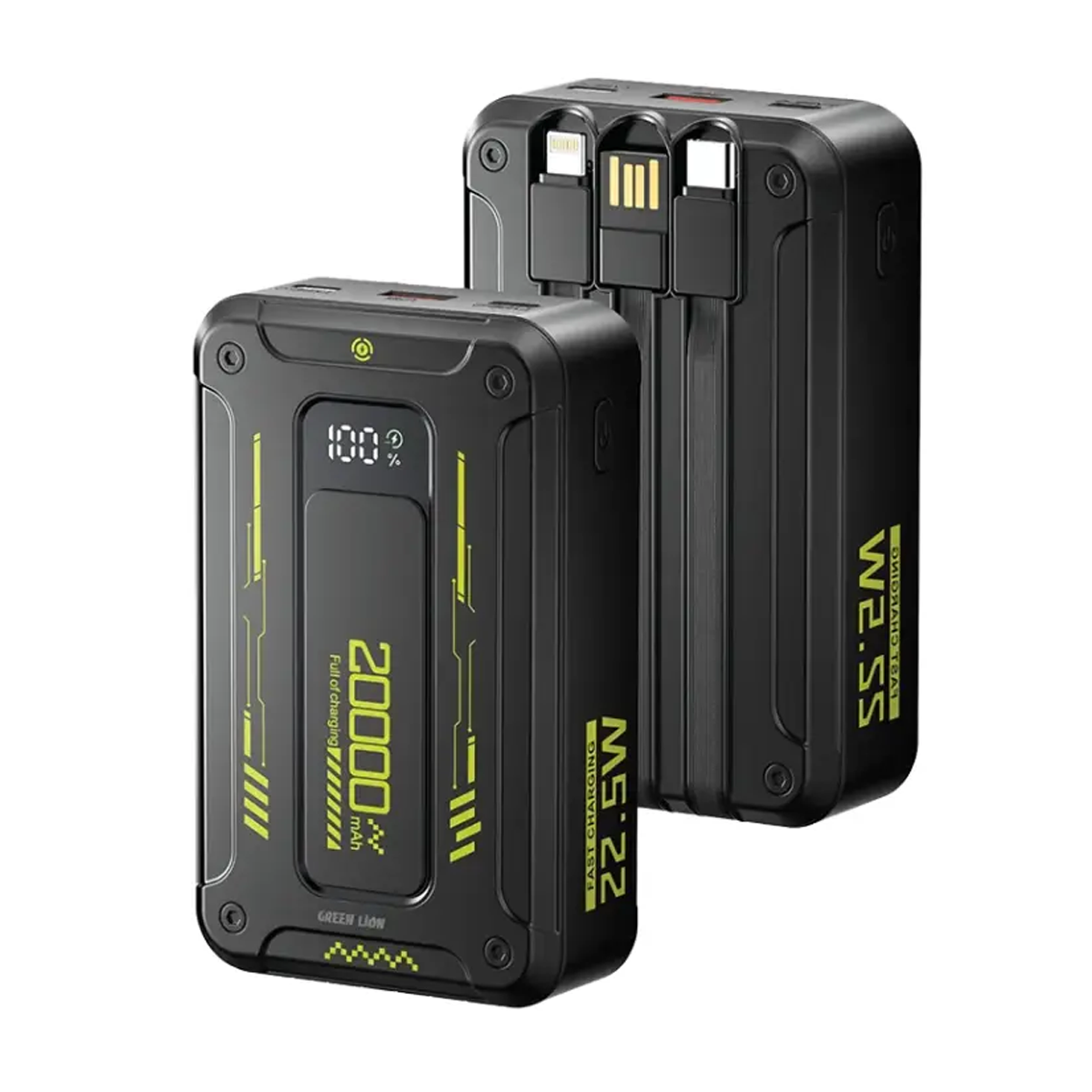 پاوربانک گرین لاین مدل Xtreme 20 ظرفیت 20000 میلی آمپر ساعت 3 پاوربانک گرین لاین مدل Xtreme 20 ظرفیت 20000 میلی آمپر ساعت