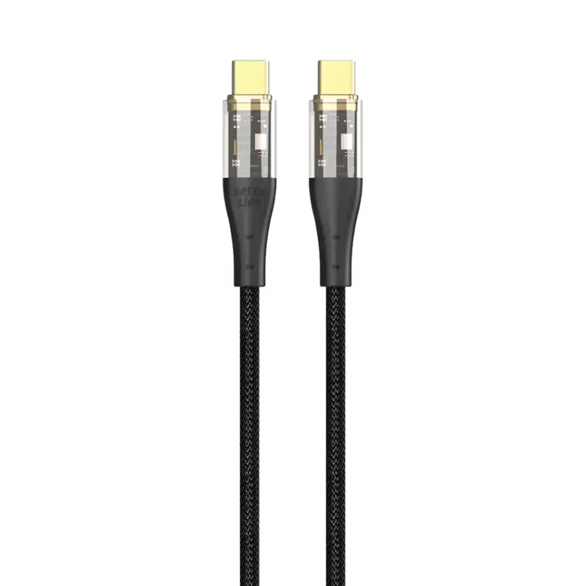 کابل دو سر تایپ سی گرین لاین مدل GNTNC2CB1MBK طول 1 متر 3 کابل دو سر تایپ سی گرین لاین مدل GNTNC2CB1MBK طول 1 متر