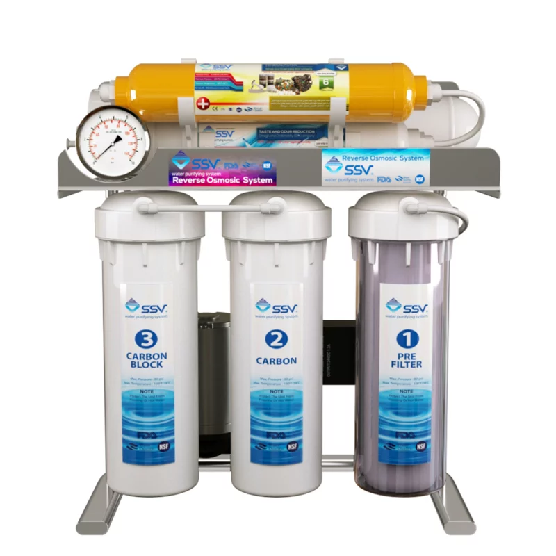 تصفیه کننده آب خانگی اس اس وی مدل UltraSpring X600 3 تصفیه کننده آب خانگی اس اس وی مدل UltraSpring X600