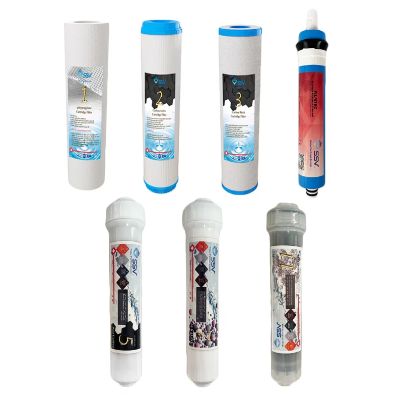 فیلتر دستگاه تصفیه آب اس اس وی مدل H755 PACK بسته 7 عددی 3 فیلتر دستگاه تصفیه آب اس اس وی مدل H755 PACK بسته 7 عددی