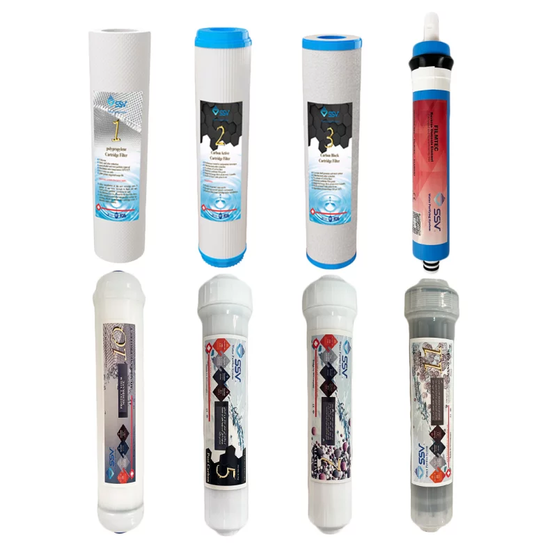 فیلتر دستگاه تصفیه آب اس اس وی مدل H865 PACK بسته 8 عددی 3 فیلتر دستگاه تصفیه آب اس اس وی مدل H865 PACK بسته 8 عددی