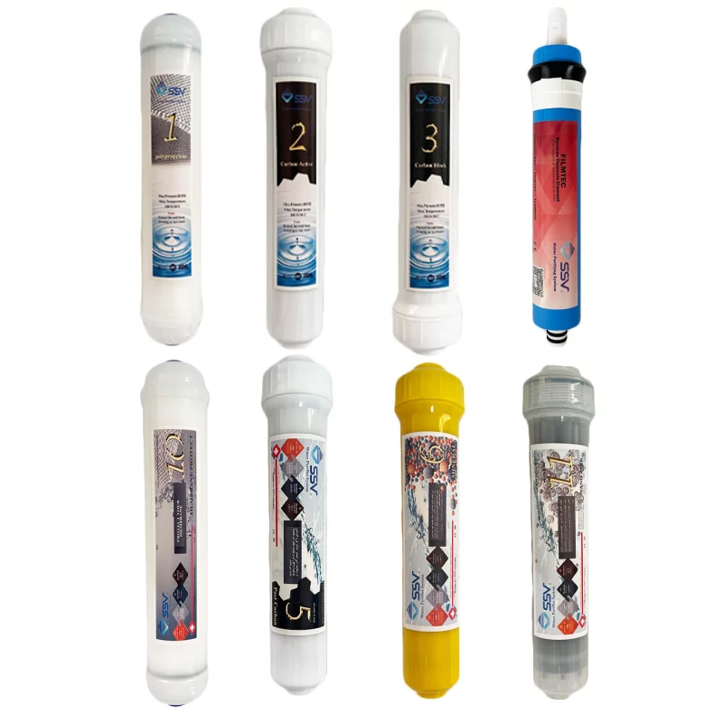 فیلتر دستگاه تصفیه آب اس اس وی مدل L860 PACK بسته 8 عددی 3 فیلتر دستگاه تصفیه آب اس اس وی مدل L860 PACK بسته 8 عددی