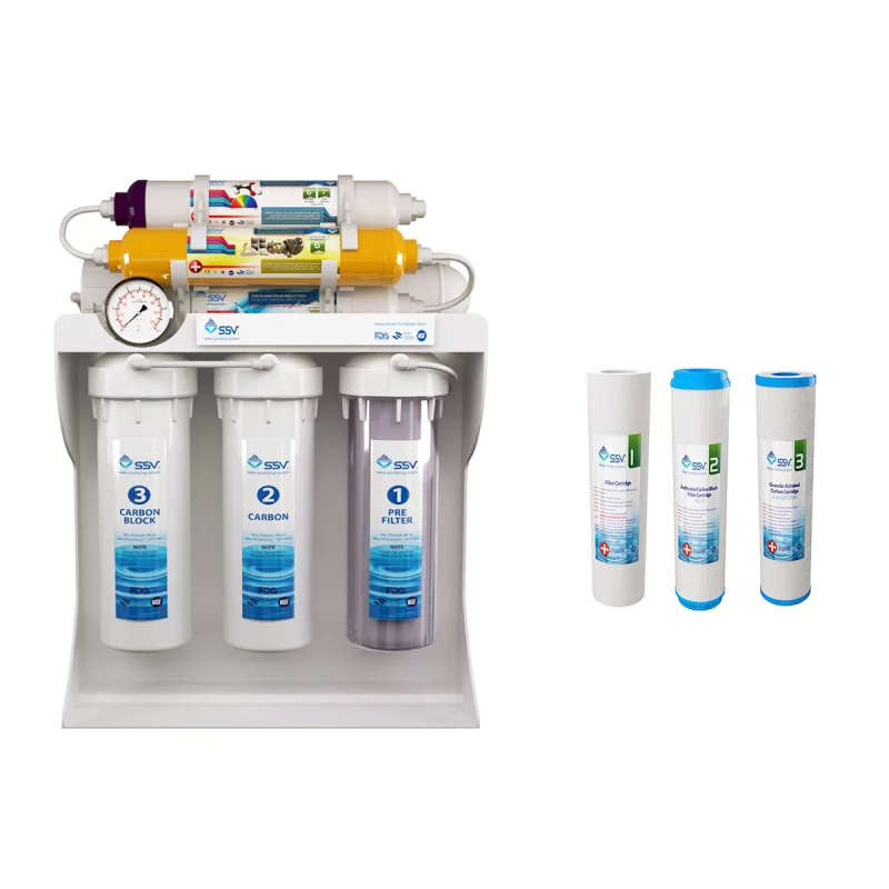 دستگاه تصفیه کننده آب اس اس وی مدل UltraPro X700 به همراه فیلتر بسته 3 عددی 3 دستگاه تصفیه کننده آب اس اس وی مدل UltraPro X700 به همراه فیلتر بسته 3 عددی