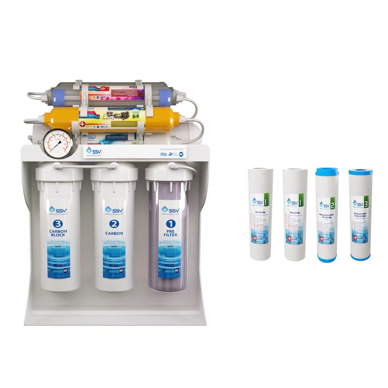 دستگاه تصفیه کننده آب اس اس وی مدل UltraPro X900 به همراه فیلتر بسته 4 عددی 3 دستگاه تصفیه کننده آب اس اس وی مدل UltraPro X900 به همراه فیلتر بسته 4 عددی