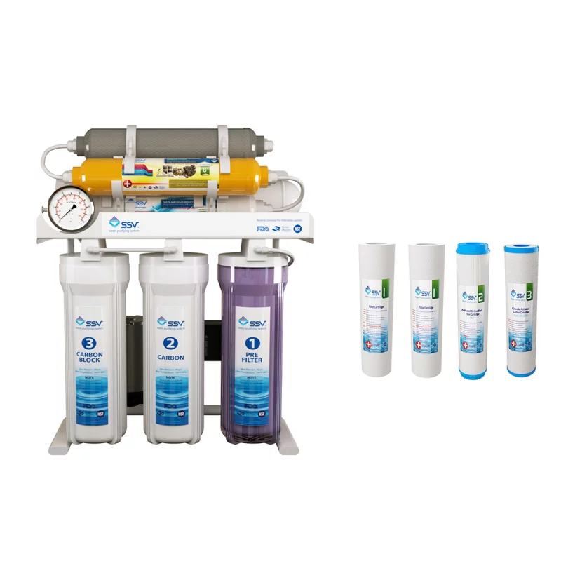 دستگاه تصفیه کننده آب اس اس وی مدل MaxTec X830 به همراه فیلتر بسته 4 عددی 3 دستگاه تصفیه کننده آب اس اس وی مدل MaxTec X830 به همراه فیلتر بسته 4 عددی