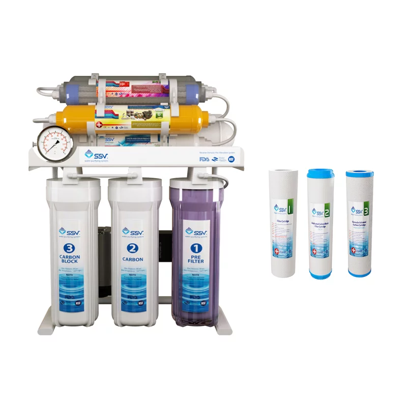 دستگاه تصفیه کننده آب اس اس وی مدل MaxTec X900 به همراه فیلتر بسته 3 عددی 3 دستگاه تصفیه کننده آب اس اس وی مدل MaxTec X900 به همراه فیلتر بسته 3 عددی