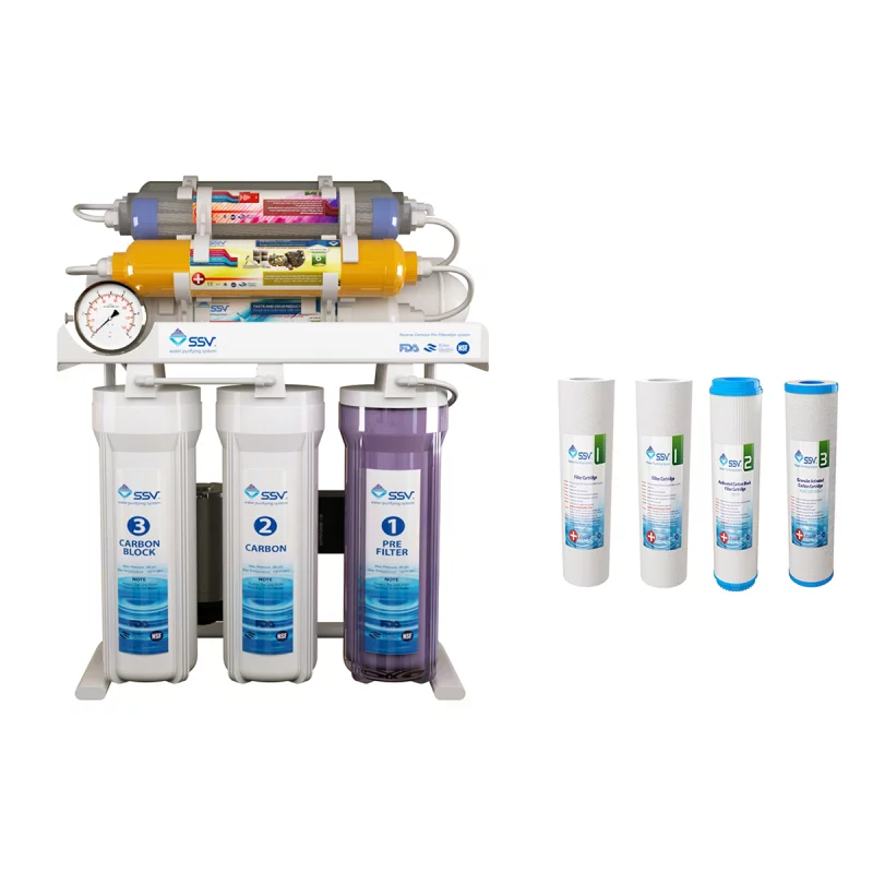 دستگاه تصفیه کننده آب اس اس وی مدل MaxTec X900 به همراه فیلتر بسته 4 عددی 3 دستگاه تصفیه کننده آب اس اس وی مدل MaxTec X900 به همراه فیلتر بسته 4 عددی