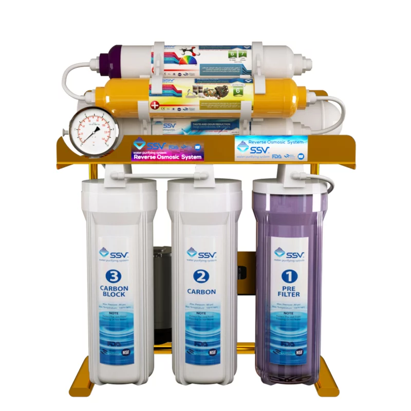 دستگاه تصفیه کننده آب اس اس وی مدل MaxGold X700 3 دستگاه تصفیه کننده آب اس اس وی مدل MaxGold X700