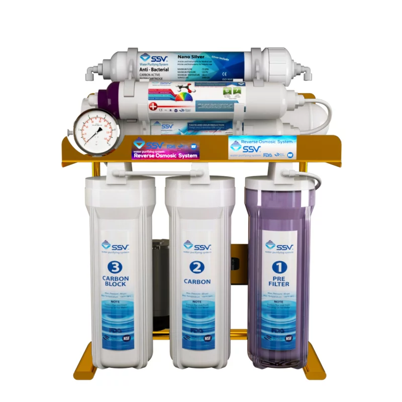 دستگاه تصفیه کننده آب خانگی اس اس وی مدل MaxGold X735 3 دستگاه تصفیه کننده آب خانگی اس اس وی مدل MaxGold X735