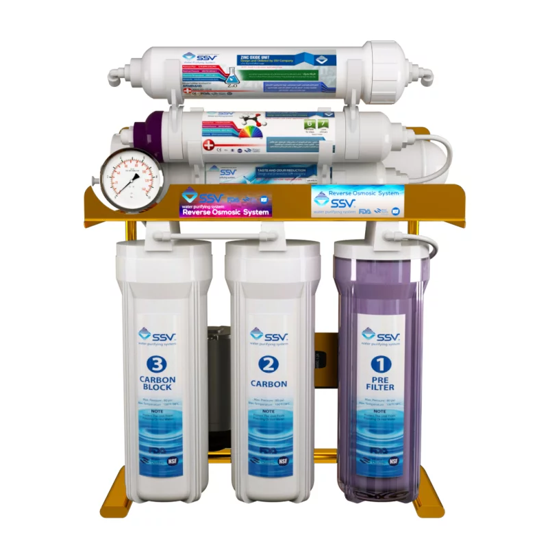 دستگاه تصفیه کننده آب خانگی اس اس وی مدل MaxGold X755 3 دستگاه تصفیه کننده آب خانگی اس اس وی مدل MaxGold X755