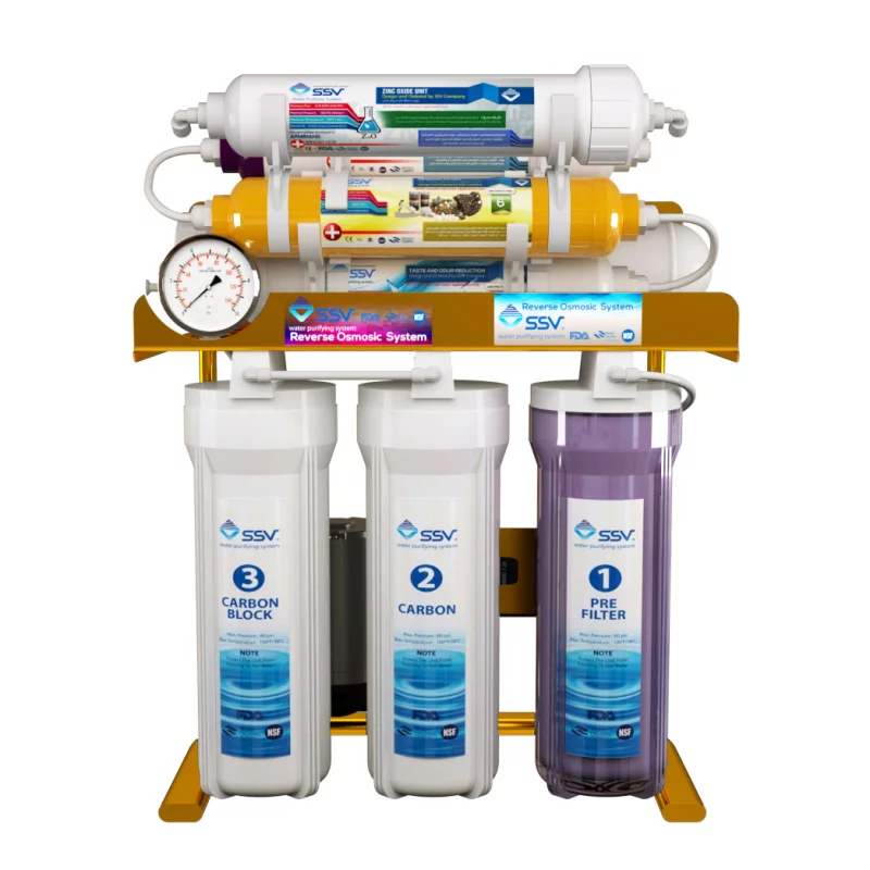 دستگاه تصفیه کننده آب اس اس وی مدل MaxGold X850 3 دستگاه تصفیه کننده آب اس اس وی مدل MaxGold X850