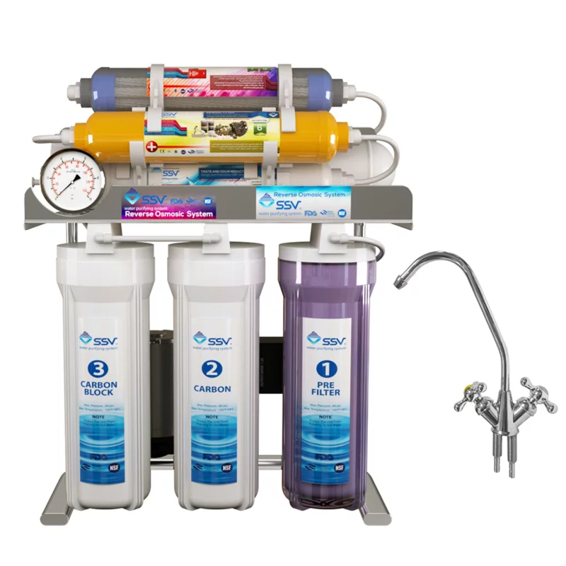 دستگاه تصفیه آب اس اس وی مدل MaxSpring 2W X900 به همراه شیر دوکاره 3 دستگاه تصفیه آب اس اس وی مدل MaxSpring 2W X900 به همراه شیر دوکاره