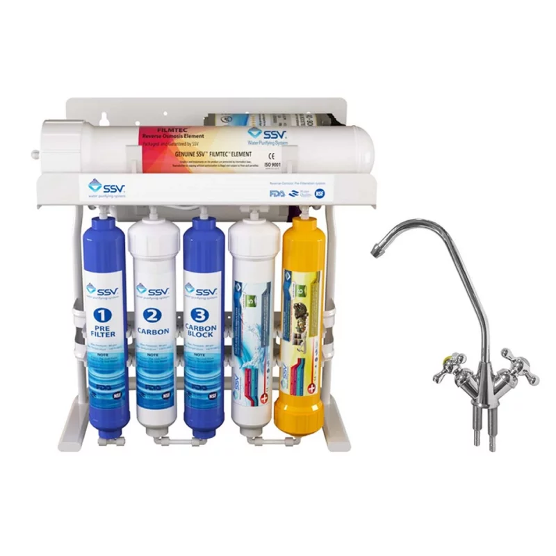 دستگاه تصفیه کننده آب اس اس وی مدل PureLine 2W X1150 به همراه شیر تصفیه آب کد 01 3 دستگاه تصفیه کننده آب اس اس وی مدل PureLine 2W X1150 به همراه شیر تصفیه آب کد 01