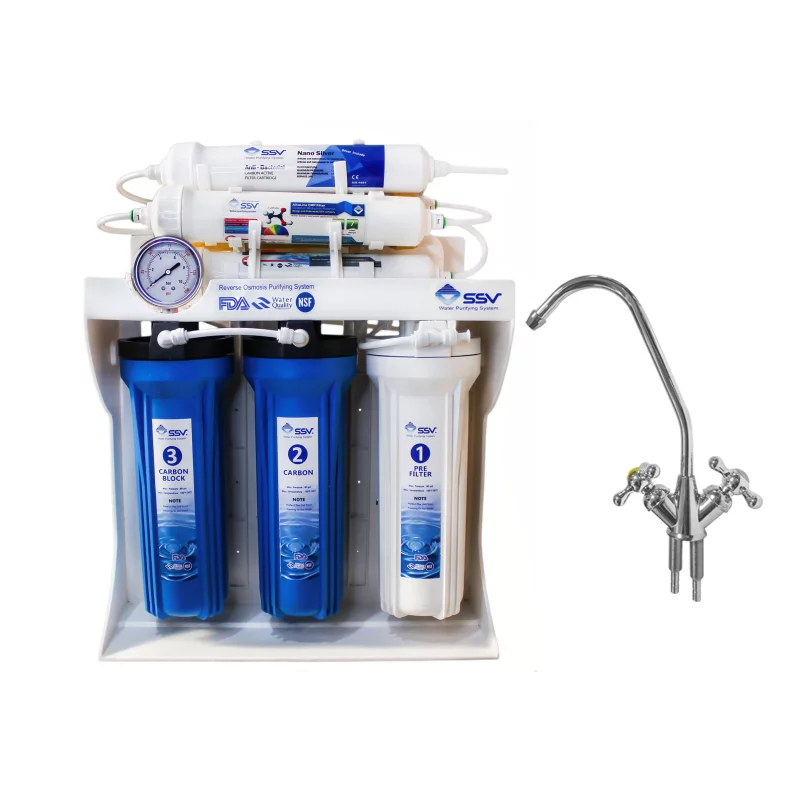 دستگاه تصفیه کننده آب اس اس وی مدل BlueStar 2W x1000 به همراه شیر دوکاره 3 دستگاه تصفیه کننده آب اس اس وی مدل BlueStar 2W x1000 به همراه شیر دوکاره