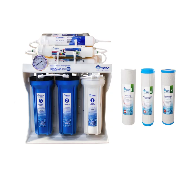 دستگاه تصفیه کننده آب اس اس وی مدل BlueStar X1150 به همراه فیلتر بسته 3 عددی 3 دستگاه تصفیه کننده آب اس اس وی مدل BlueStar X1150 به همراه فیلتر بسته 3 عددی