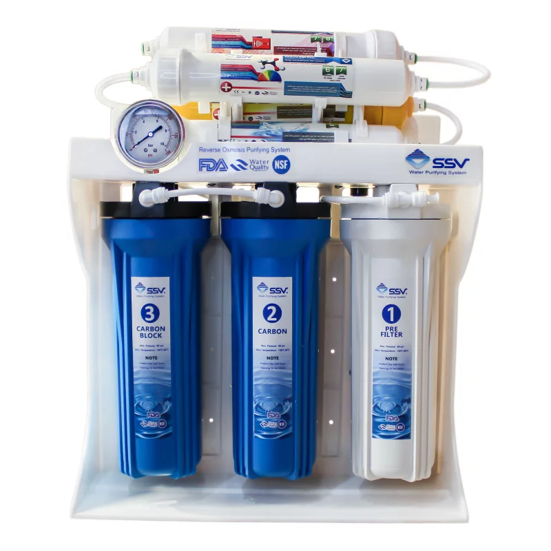 دستگاه تصفیه آب اس اس وی مدل BlueStar 2w X800 به همراه شیر 2 کاره و فیلتر بسته 3 عددی 3 دستگاه تصفیه آب اس اس وی مدل BlueStar 2w X800 به همراه شیر 2 کاره و فیلتر بسته 3 عددی