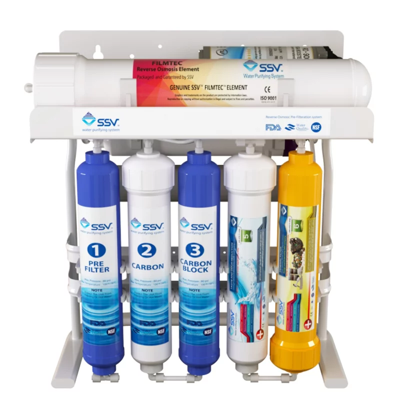 دستگاه تصفیه کننده آب خانگی اس اس وی مدل PureLine X800 3 دستگاه تصفیه کننده آب خانگی اس اس وی مدل PureLine X800