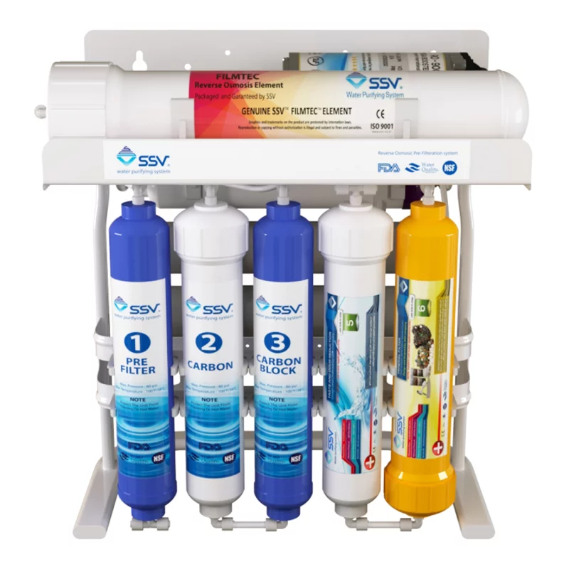 دستگاه تصفیه کننده آب خانگی اس اس وی مدل PureLine X900 3 دستگاه تصفیه کننده آب خانگی اس اس وی مدل PureLine X900