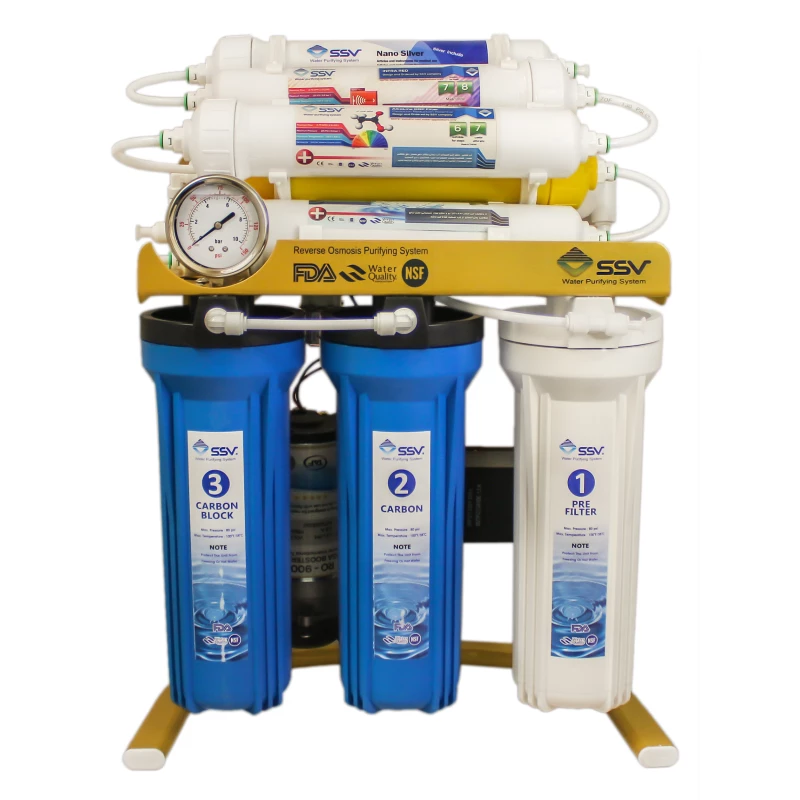دستگاه تصفیه کننده آب اس اس وی مدل GoldenBlue x1000 3 دستگاه تصفیه کننده آب اس اس وی مدل GoldenBlue x1000