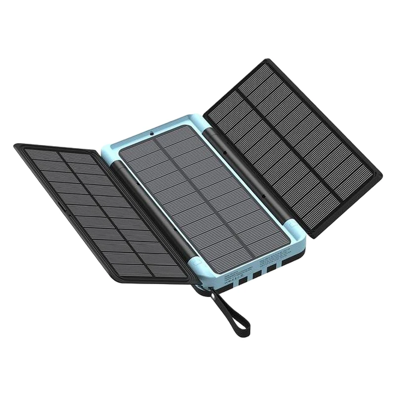 پاوربانک خورشیدی پاورولوژی مدل PP070 ظرفیت 16000 میلی آمپر ساعت 3 پاوربانک خورشیدی پاورولوژی مدل PP070 ظرفیت 16000 میلی آمپر ساعت