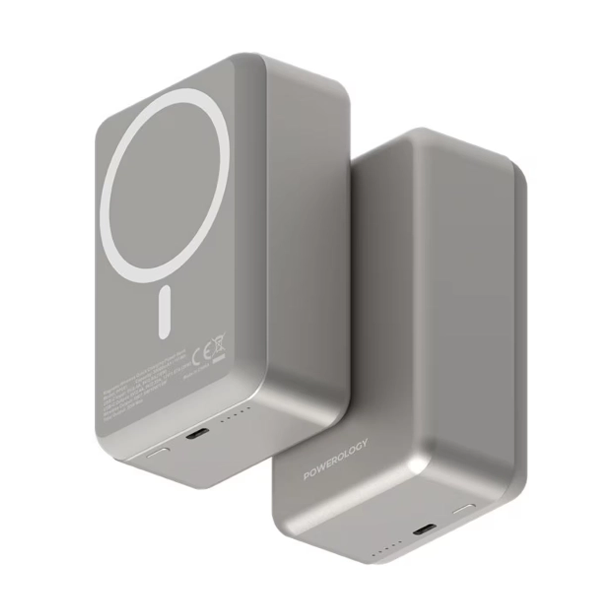 پاوربانک بی سیم پاورولوژی مدل Magsafe Aluminum PP081 ظرفیت 30000 میلی آمپر ساعت 3 پاوربانک بی سیم پاورولوژی مدل Magsafe Aluminum PP081 ظرفیت 30000 میلی آمپر ساعت